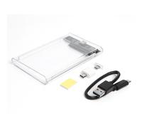 Boîtier Transparent pour disque dur SATA SSD, USB 2.5 vers type c, 8 to, 3.1 pouces, pour ordinateur portable