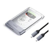 Boîtier transparent TX25C3 pour disque dur/SSD 2,5 pouces, USB-C 5 Gb/s
