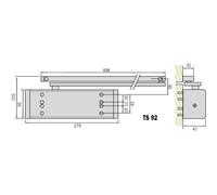 Boîtier TS92 B force 2 à 4 - Blanc