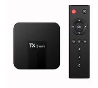Boîtier TV Android 10.0, TX3 Mini RAM 2 Go ROM 16 Go Quad Core Allwinner H313 Certifié Google Ultra 4K HDR AV1 Dual Band WiFi 2.4G/5.8G BT 4.2 Home Smart Streaming Media Player