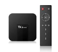Boîtier TV Android 11.0, TX3 Mini Plus Amlogic S905W2 Quad Core RAM 4 Go ROM 32 Go Dual WiFi 2.4G/5.8G BT4.2 4K 6K AV1 Home Smart Media Player