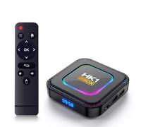 Boîtier TV Android 13.0, HK1 Rbox K8 RK3528 Quad-Core 64 Bits Cortex-A53, Boîtier Smart TV Compatible Wi-FI Double Bande 2,4 Ghz/5 Ghz, Bluetooth 5.0, USB 3.0, LAN.,2gb+16gb