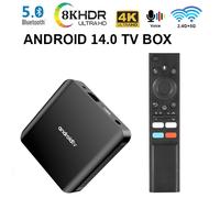 Boîtier TV HD 8K 4K Smart Allwinner H313 Quad Core TV98 ATV 8GB 128GB BT5.0 Double WiFi 4G 5G Lecteur Multimédia Décodeur Android 14 IPTV tv98atvplus2gb16gb