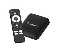 Boîtier TV Intelligent Cortex-A53 4K HD Android 14, Double Wi-Fi 2,4 GHz et 5 GHz, Compatible avec Assistant Vocal (Prise UE)