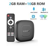 Boîtier TV Mortal T1 Allwinner H313, Android 14, 2,4 GHz et 5 GHz, Wi-Fi 6, 4K, BT 5.0, assistant vocal, lecteur multimédia intelligent, prix d'usine,Voix du T1 2G16G