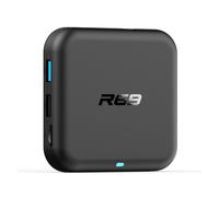 Box TV Multimédia Android 14 4K Wi-Fi 6 Télécommande Vocale Noir