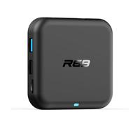 Boîtier TV Multimédia - AVIZAR - Android 14 - Ultra HD 4K - Wi-Fi 6 - Télécommande vocale