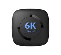 Boîtier TV pour Android 14.0 6K 2 Go de RAM 16 Go de ROM RK3518/RK3528 Wifi 2.4G/5G Lecteur Multimédia Boîtier Décodeur Prise US