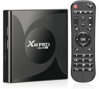 Boitier TV X88 Pro, Android TV Box 4GB RAM 32GB ROM Android TV RK3528 Quad-Core Support 2.4/5.0GHz WiFi6 BT5.0 HD 8K 10/100M Ethernet HD 2.0 Android 13.0TV Box Lecteur Multimedia (X88 Pro 4GB+32GB)