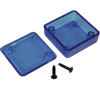 Boîtier universel Hammond Electronics 1551PTBU ABS bleu (translucide) 40 x 40 x 20