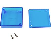 Boîtier universel Hammond Electronics 1551TTBU ABS bleu (transparent) 60 x 60 x 20 1 pc(s)