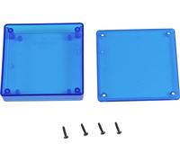 Boîtier universel Hammond Electronics 1551XTBU ABS bleu (transparent) 80 x 80 x 20 1 pc(s)