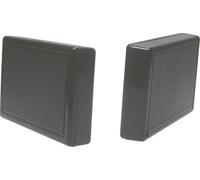 Boîtier universel Strapubox 2218SW ABS noir 102.5 x 61.5 x 18