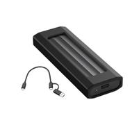 Boîtier USB 3.1 de type C pour disque dur portable NVMe SATA 10 Gbit/s pour transfert de données NVMe SATA SSD
