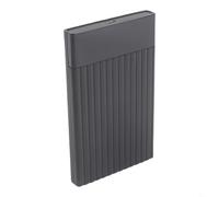 Boîtier USB 3.2 à affichage numérique pour disques durs et SSD 2,5" III prenant en charge une vitesse de transfert de 5 Gbit/s avec technologie UASP (A-C + adaptateur)