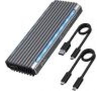 BOITIER USB3.1 NVMe PCIe M2 SSD Sans vis Type C 10Gbps RGB