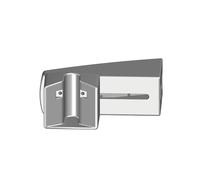 Boîtier V de réception en applique en Aluminium pour serrure de portail coulissant motorisé. - Brut