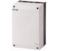 Boîtier vide Eaton 206897 pour plaques de montage (L x l x H) 125 x 160 x 240 mm gris clair (RAL 7035), noir (RAL 9005) 1 pc(s)