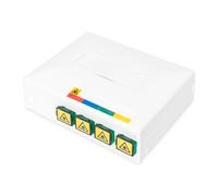 Boîtier vide FTTX DIGITUS avec 4 x couplage SC SX