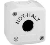 Boîtier vide Schneider Electric XALK01 1 emplacement (l x H x P) 68 x 68 x 53 mm NOT-HALT jaune, gris clair 1 pc(s)