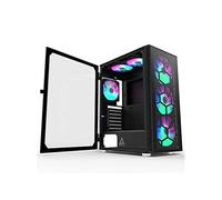 Tour midi - MONTECH - X3 Glass - Boîtier gaming - Noir - Panneau avant en verre trempé