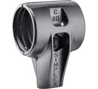 Halder Boîtier SIMPLEX en fonte malléable renforcée - D 60 mm - 3711.060