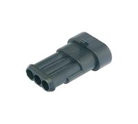 Boîtiers Connecteur Femelle Étanche pour Cosses Série 1.5, 3 Voies, Lot de 2