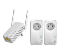 Boitiers cpl600 wifi pack de 3 incluant 2 adaptateurs CPL 600 + 1 adaptateur CPL Wi-Fi 600