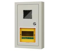 Boîtiers de Compteurs Électriques À Montage en Surface/encastrés Boîtiers de Compteurs for Immeubles Locatifs de 1/2/3/5/6/8/10 Unités Boîtiers Étanches(Surface Mounting,1)