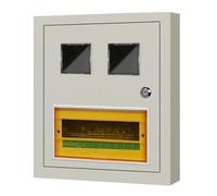 Boîtiers de Compteurs Électriques À Montage en Surface/encastrés Boîtiers de Compteurs for Immeubles Locatifs de 1/2/3/5/6/8/10 Unités Boîtiers Étanches(Surface Mounting,2)