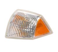 Boîtiers de Feu de Position Latéral de Pare-chocs Avant, Remplacement de Couvercle de Lampe de Clignotant ABS pour 2007-2010(La gauche)