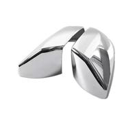 Boîtiers de Rétroviseurs Autocollant Voiture En Carbone Pour Cadillac CT4 Pour ATS 2013 - 2023, Couvercle Rétroviseur Latéral, Garniture Boîtier Vue Arrière Porte Extérieure Coques Rétroviseur(Argent)
