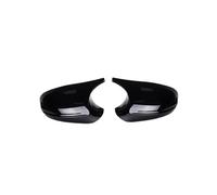 Boîtiers de Rétroviseurs Coque Rétroviseur En Fibre Carbone Noire Pour BMW Série 1 Et 3, E92, E93, E90, E91, Style Pour M3, E81, E82, E87, E88 Coque de rétroviseur côté(ABS Black A)