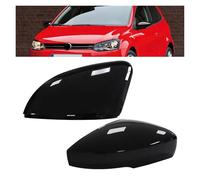 Boîtiers de Rétroviseurs Couvercle De Rétroviseur Noir Brillant Pour VW, Pour Polo 6R 2009 - 2018 UP 2016 Coques Rétroviseur