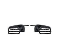Boîtiers de Rétroviseurs Couvercle Rétroviseur Latéral En Fiber Carbone, Pour Benz W176 W246 W204 W212 W221 C117 X204 X156 Coques Rétroviseur(Forged Carbon Look)