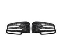 Boîtiers de Rétroviseurs Couverture Rétroviseur Voiture En Fiber Carbone, Pour Benz A B C E S, Pour CLA, Pour GLA, Pour GLK, Pour Classe W176, W246, W204, W212 Coques Rétroviseur(Forged Carbon Look)
