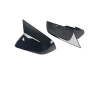 Boîtiers de Rétroviseurs Pour Ford Pour Mustang 2015-2022, Couvercle Rétroviseur Latéral Avec/sans Clignotant Coques Rétroviseur(Lamp style Black)