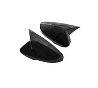 Boîtiers de Rétroviseurs Pour Hyundai Pour Accent Pour Solaris Pour I30 Avec Clignotant Rétroviseur Couvercle Garniture Klaxon Côté Aile Miroir Couverture Coques Rétroviseur(Carbon Look)