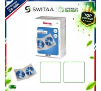 Boîtiers doubles DVD CD Blu-ray Hama transparents lot de 5