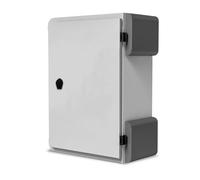 Boîtiers muraux pour installations électroniques, Le boîtier électrique résistant aux intempéries a galvanisé le bâti multiple en acier de Polonais mur tailles IP65(38x50x20cm/15x20x8in)