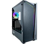 Boitier Moyen Tour ATX Azza Apollo RGB avec panneau vitré (Noir/Gris)