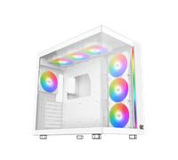 Xigmatek Boîtier moyen tour E-ATX Aqua Ultra Air RGB avec panneaux vitrés (Blanc)