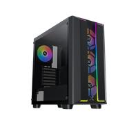 Xigmatek Boîtier PC Gaming Y Pro – Moyen tour E-ATX/ATX Noir, sans alimentation, 4x S20A (EN42249)
