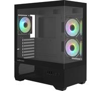 Zalman Boîtier PC CHRONIX V2 ZM-CHROV2BK – Moyen tour ATX sans alimentation – Noir