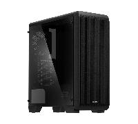 Zalman Boîtier PC Moyen Tour S2 TG – Verre trempé, ventilateurs inclus, sans alimentation – Noir
