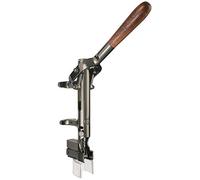 BOJ Tire-bouchon mural TRADITIONNEL, profesionnel et maison, fait à la main (Nickel noir)