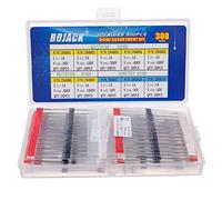 BOJACK 10 Valeurs 300 pièces diodes de redressement 1N4001 1N4002 1N4003 1N4004 1N4005 1N4006 1N4007 Diodes Schottky 1N5817 1N5818 1N5819 Assortiment Kit