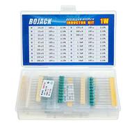 BOJACK 20 valeurs 200 pièces inductance 10 uH à 10 mH 1 W bague de couleur inductance 1 Watt assortiment Kit