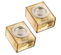 BOJACK 60A Fusible de Batterie Marin (MRBF) 58V DC, Fusible de batterie évalué pour bateau Terminal fusible (2 pièces)