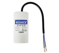 BOJACK CBB60 450V 45uf AC Condensateur ondensateur de moteur, condensateur de démarrage de moteur, condensateur microfarad 50/60Hz Avec Fil